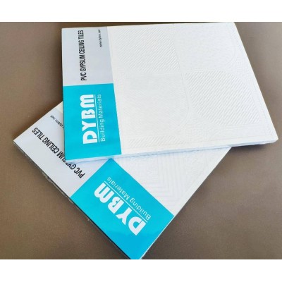 Pvc Gypsum Ceiling Board/pvc Laminated Gypsum Board/pvc Ceiling